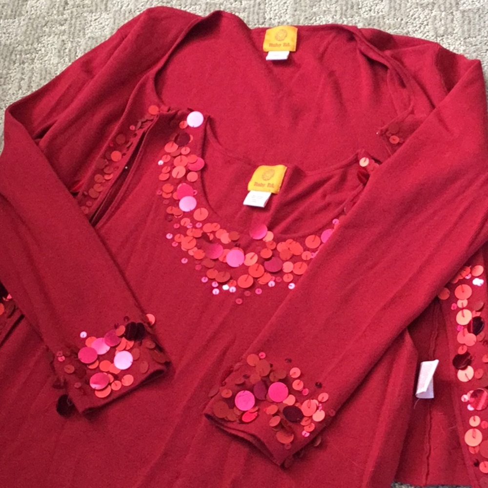 Ruby Rd/Red 2 Pc Set/Size L - image 3